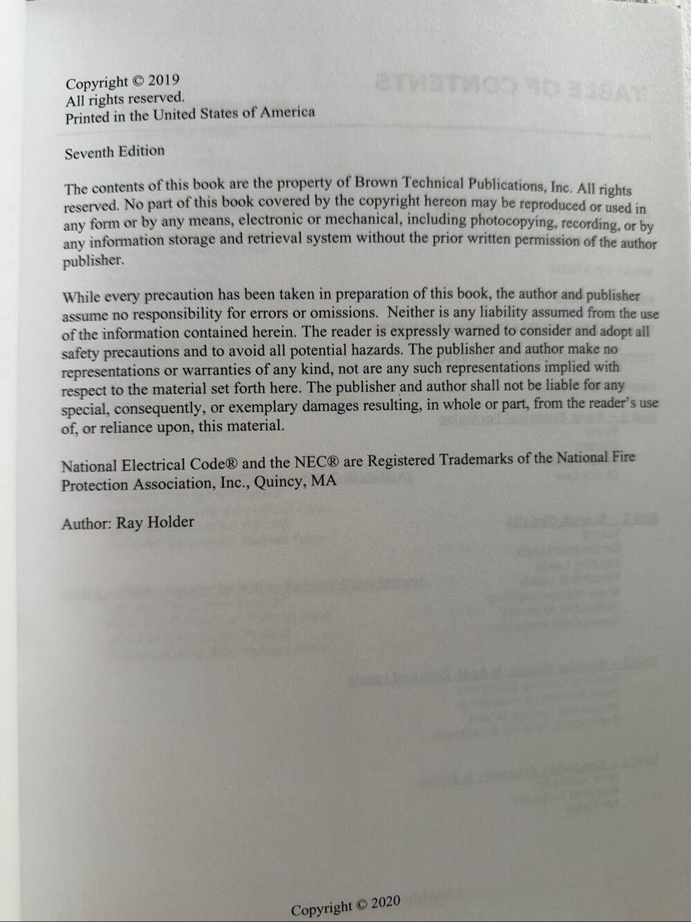 2020 National Electrical Code Calculations - Picture 2 of 5